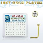 18nsbxc silver nose stud w 1 5mm crystal 18k gold plating