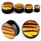 afpll dilatacion plug tornillo acrilico negro logo piel tigre mayorista