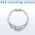agsep12b anillo septum falso plata 925 1mm alambre atado 12mm distribuidor mayorista