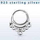 agsepv1 aro septum plata 925 1mm indio 8mm distribuidor