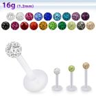 albfr3 labret bio flex bola multi cristal ferido 3mm distribuidor mayorista