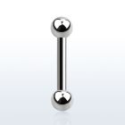 bbeb25 barbell ceja helix acero quirurgico bolas 2 5mm distribuidor