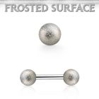 bbefo5 barbell ceja helix acero quirurgico bolas acero esmerilado 5mm distribuidor