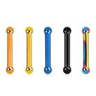 bbetb2 barbell ceja helix acero quirurgico anodizado bolas 2mm al por mayor
