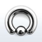bcr0 316l steel 8mm ball closure ring with 10mm ball