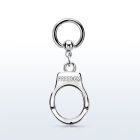 bcrg765 aro bola presion acero 316l colgante esposas grabado freedom plata distribuidor