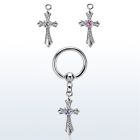 bcrgz379 316l steel bcr 1.6mm w a vintage style cross