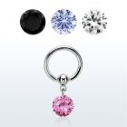 bcrgz407 aro bola presion acero 316l zirconia redonda 8mm al por mayor