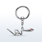 bcrgz729 aro bola presion acero 316l serpiente zirconia redonda 4mm cuerpo ojos cristal distribuidor mayorista