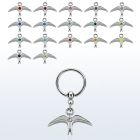 bcrs463 aro bola presion acero 316l pajaro liso colgado cristal centro distribuidor