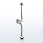 bdc14 barbell industrial espiral acero quirurgico bolas 5mm venta