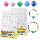 brnhm45 display 30 aro nariz bola plata 925 0 6mm oro 18 kts bola opalo 3mm 8mm 12mm distribuidor
