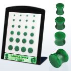 brpg114 board w double flared semi precious jae stone plug