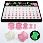 brpg177 tray of glitter tunnel on day glow tunnel at night