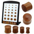 brpwt display 24 dilataciones plug doble flare madera teka 3mm 12mm venta