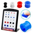 brsi display 24 dilataciones tunel silicona 3mm 10mm distribuidor mayorista