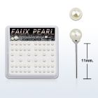 bxnypr3 caja display piercing nariz doblar tu mismo plata 925 0 6mm bola perla falsa 3mm mayorista