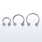 cbeb4 surgical steel circular barbell w 2 4mm balls