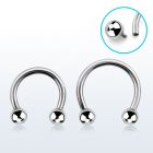 cbebin barbell circular acero quirurgico bolas 3mm rosca interna mayorista