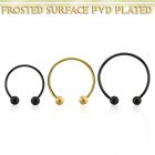 cbmtfo6l barbell circular diametro acero 316l anodizado bolas 6mm acero esmerilado usar como arete mayorista