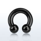 cbrt2 pvd 316l steel 6mm circular barbell w intern 10mm balls
