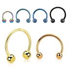 cbt20b barbell circular acero quirurgico pvd bolas 3mm mayorista