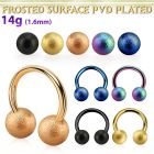 cbtfo6 barbell circular acero 316l anodizado bolas acero esmerilado 6mm distribuidor mayorista