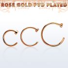 clttns20 piercings nariz clip acero 316l pvd oro rosa distribuidor mayorista
