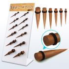 dapg92 board of sawo wood taper with double rubber o ring