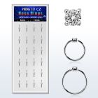 dnsm161 caja 24 aro continuo nariz plata 925 zirconia redonda 1 5mm 8mm 10mm venta