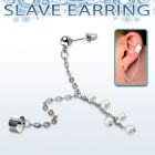 erdl1 falsa esclava helix clip acero inoxidable perlas s vendida por pieza no por par al por mayor