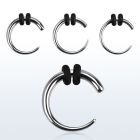 exsr expansor curvo acero 316l brillo espejo anillos goma dobles mayorista