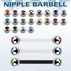 fbbnpjb5 bioflex barbell pezon bolas 5mm acero joya bisel distribuidor mayorista
