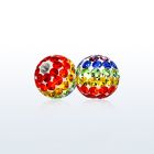 gmfr8 bola 8mm multi cristal ferido bandera gay rosca distribuidor mayorista