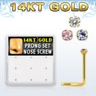 gsc1x caja 9 piercing nariz l oro 14 kts zirconia redonda 1 5mm venta