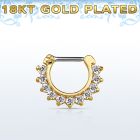 gsepc16 septum click plata 925 oro 18 kts barra cierre acero 316l zirconia distribuidor mayorista