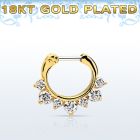 gseph16 septum click plata 925 oro 18 kts barra cierre acero 316l 3 grandes zirconia 4 zirconia distribuidor