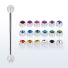 inajb5 balbel industrial acero quirurgico bolas bioflexibles 5mm cristal bisel distribuidor