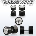 iparmc areng wood fake plug w ferido glued crystal epoxy