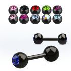 iptjb5 plug falso acero 316l anodizado bola joya 5mm venta