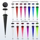 ivtp acrylic fake taper with o rings in uv solid colors