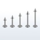 lbcn3 labret acero quirurgico cono 3mm venta