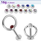 lbcsl labret acero quirurgico aro bola joya bisel 3mm al por mayor