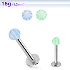 lbdxw labret acero quirurgico bola acrilico 3mm estrella 516 8mm al por mayor