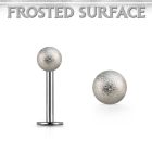 lbfo3 labret acero 316l bola acero esmerilado 3mm distribuidor mayorista