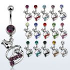 mcd510 piercing ombligo acero quirurgico bola joya bisel 8mm flor tulipan 10mm distribuidor mayorista