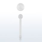 nbrt20 retainer piercing nariz hueso acrilico flexible transparente distribuidor mayorista