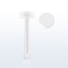 nbrtd retainer piercing nariz hueso acrilico flexible transparente disco plano 2mm al por mayor