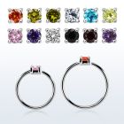 nhz2 aro continuo nariz plata 925 con zirconia 2mm distribuidor mayorista