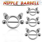 np3 pezonera redonda alas barbell acero quirurgico bolas 5mm distribuidor